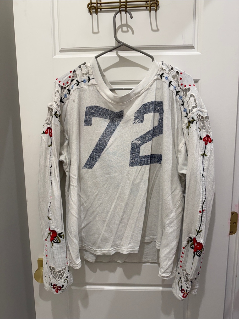 We the free xl 72 embroidered top